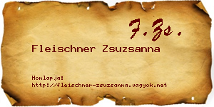 Fleischner Zsuzsanna névjegykártya